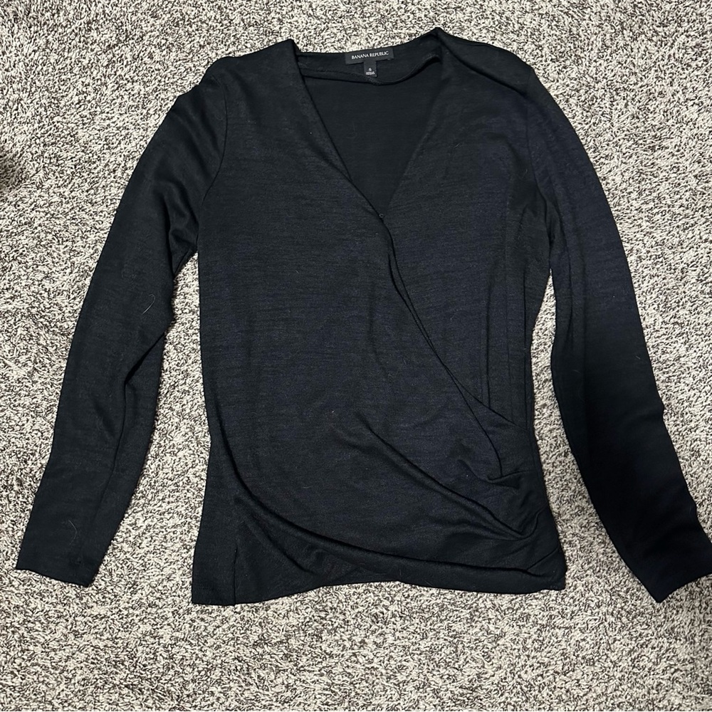 Banana Republic black sweater. Size small